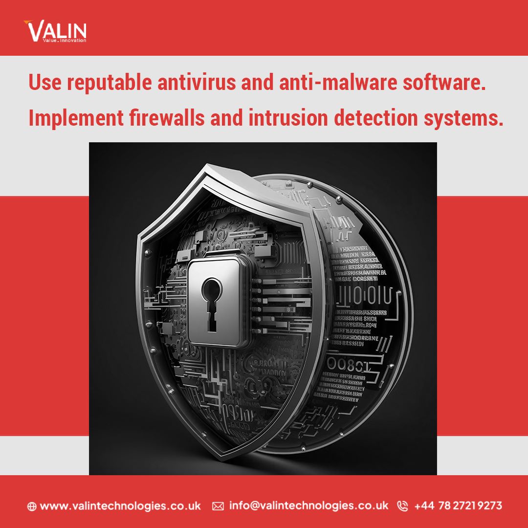 valintech's tweet image. Protect your business from cyber threats with these essential tips!

📞(+44) 7827219273

🌏valintechnologies.co.uk

#valin #valintechnologiesuk #cyberdefense #digitalsecurity #internetsafety #cyberattack #StayCompetitive #StaySecure #securityawareness #secureyourdata