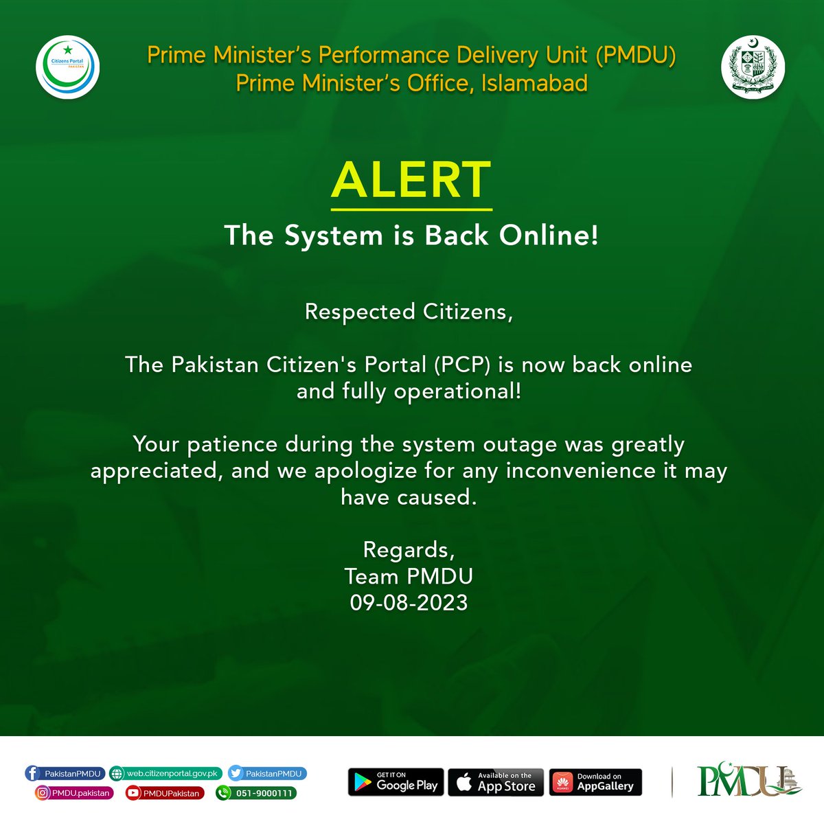 Pakistan PMDU tweet media