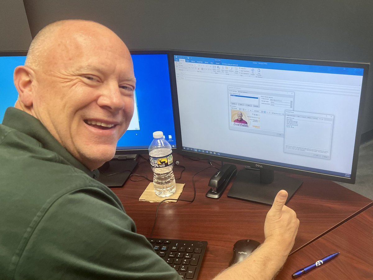 ✅ CHECK IT OUT! Our <a href="/York1Schools/">York 1 Schools</a> new Procurement Mngr Mr. Baker created his FIRST🎉 <a href="/Canvas_by_Inst/">Canvas by Instructure</a> design…a fresh look for his <a href="/Outlook/">Microsoft Outlook</a> signature! AND we ensured it’s <a href="/TheJusticeDept/">U.S. Department of Justice</a> ADA accessible by adding ALT text for recipients w/ disabilities! #YSD1LegacyBuilders