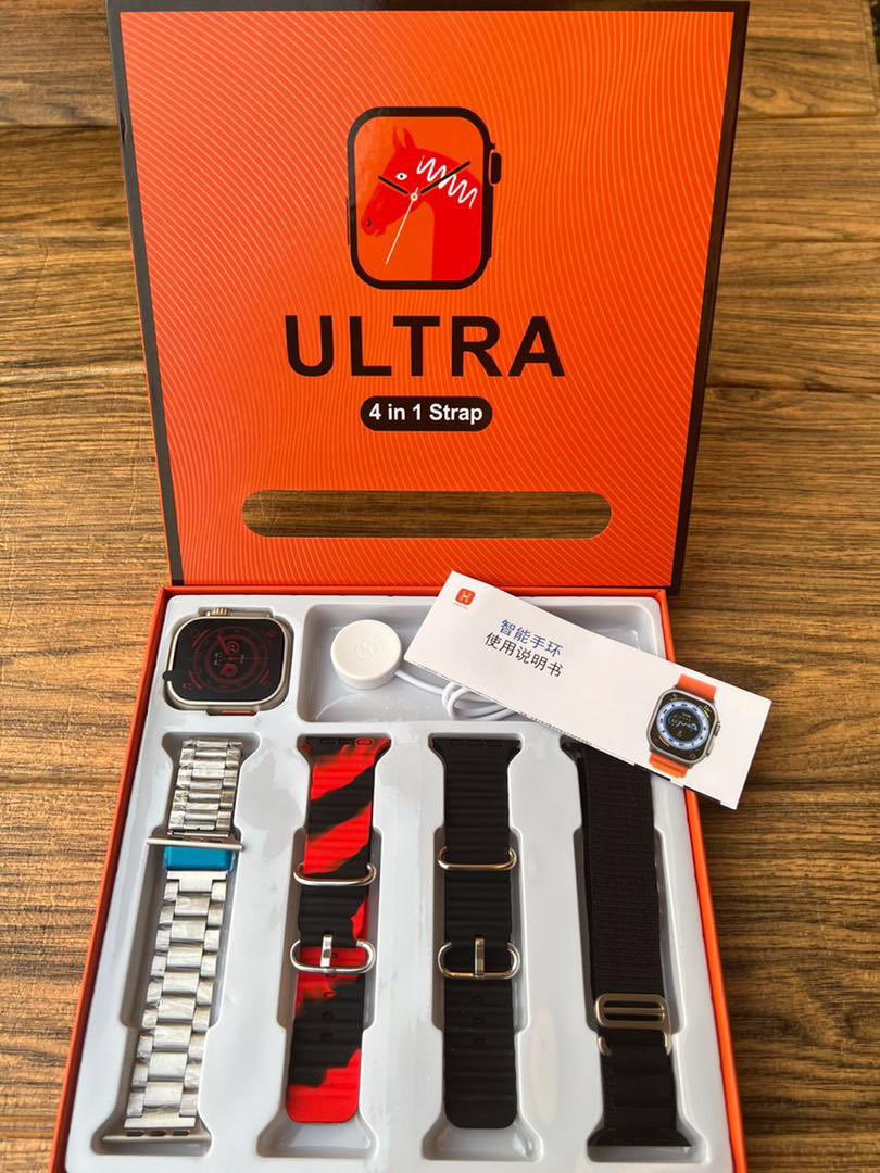 inkreaseola's tweet photo. @Mbahdeyforyou *4in1 ULTRA SMARTWATCH *

📌 4 different straps 
📌Call notifications 
📌Notifications (WhatsApp, Facebook, Instagram, Twitter )
📌Has blood pressure monitor
📌Heart rate monitor
📌Screen size 1.96inch
📌Bluetooth calling

https://t.co/NKxGHGaPSt

*Price; 14,500naira* https://t.co/xsOOeKVDQf