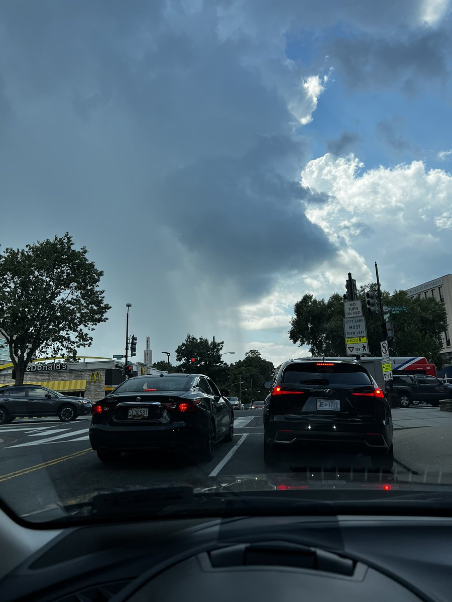 You guys I think it’s raining over there. @wusa9 #wusa9weather