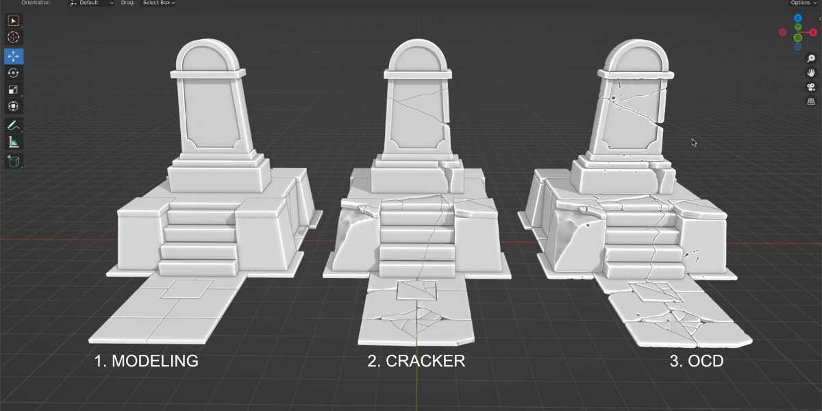 superhivemarket's tweet photo. Cracks have a significant impact on the overall look of an object or setting. Are you tired of manually making cracks? Do you want to make your models look more chaotic? The Cracker is a useful, simple tool that speeds up the cracking process.  https://t.co/MOxPMEZIB1 https://t.co/uKXNXeYlzW