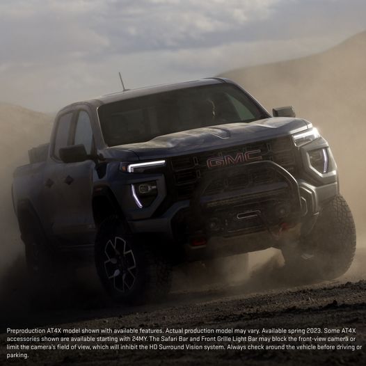 Hungry for dust? Meet the First Ever #GMCCanyon #AT4X!