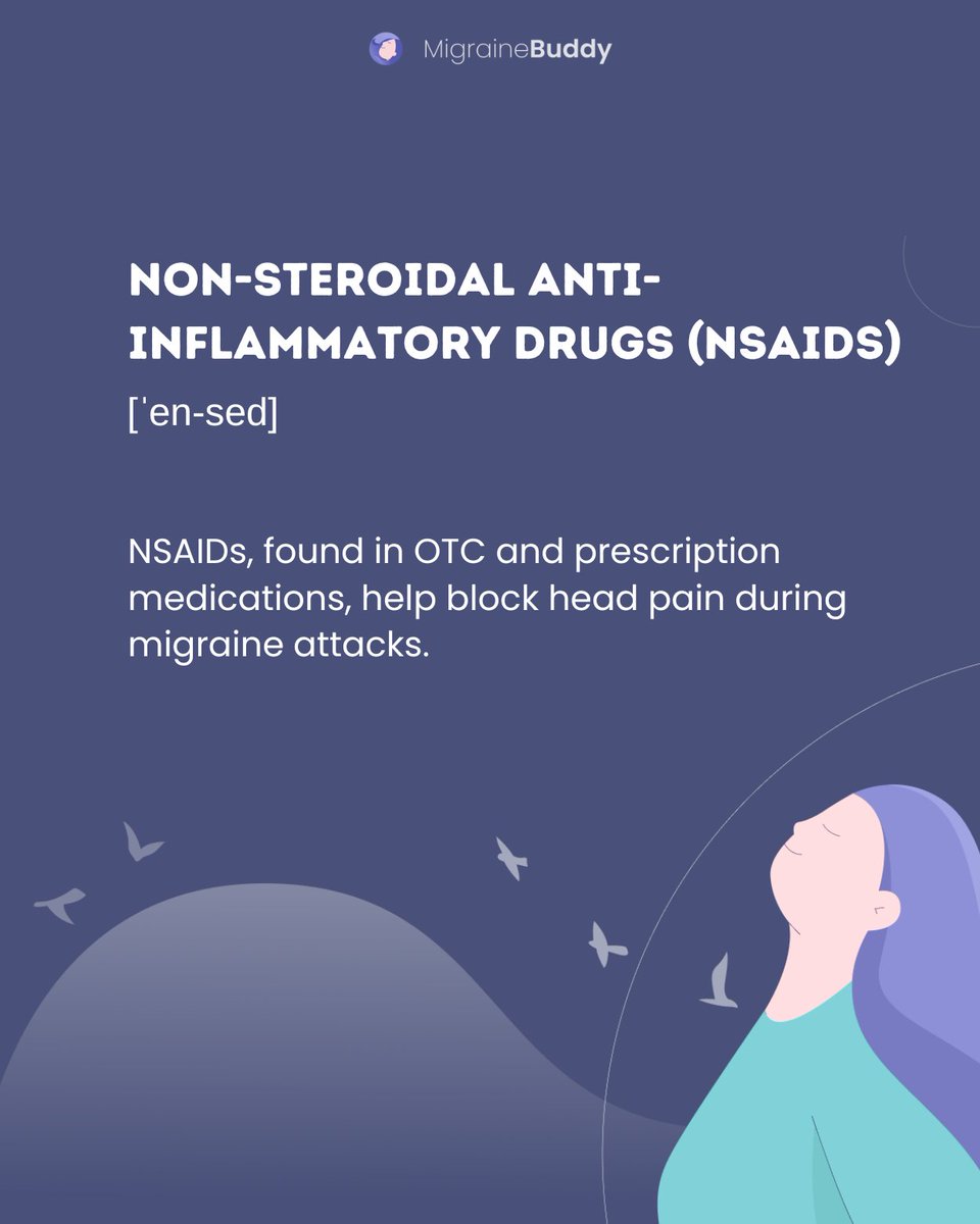Embrace the Power of NSAIDs: Your Ultimate Lifesaver for Pain Relief!  Like this post if you agree!

#MigraineBuddy #Migraine #ChronicMigraine #MigraineEducation #NSAID #MigraineMedications #MigraineAwareness #EpisodicMigraine #Headaches #Pain
