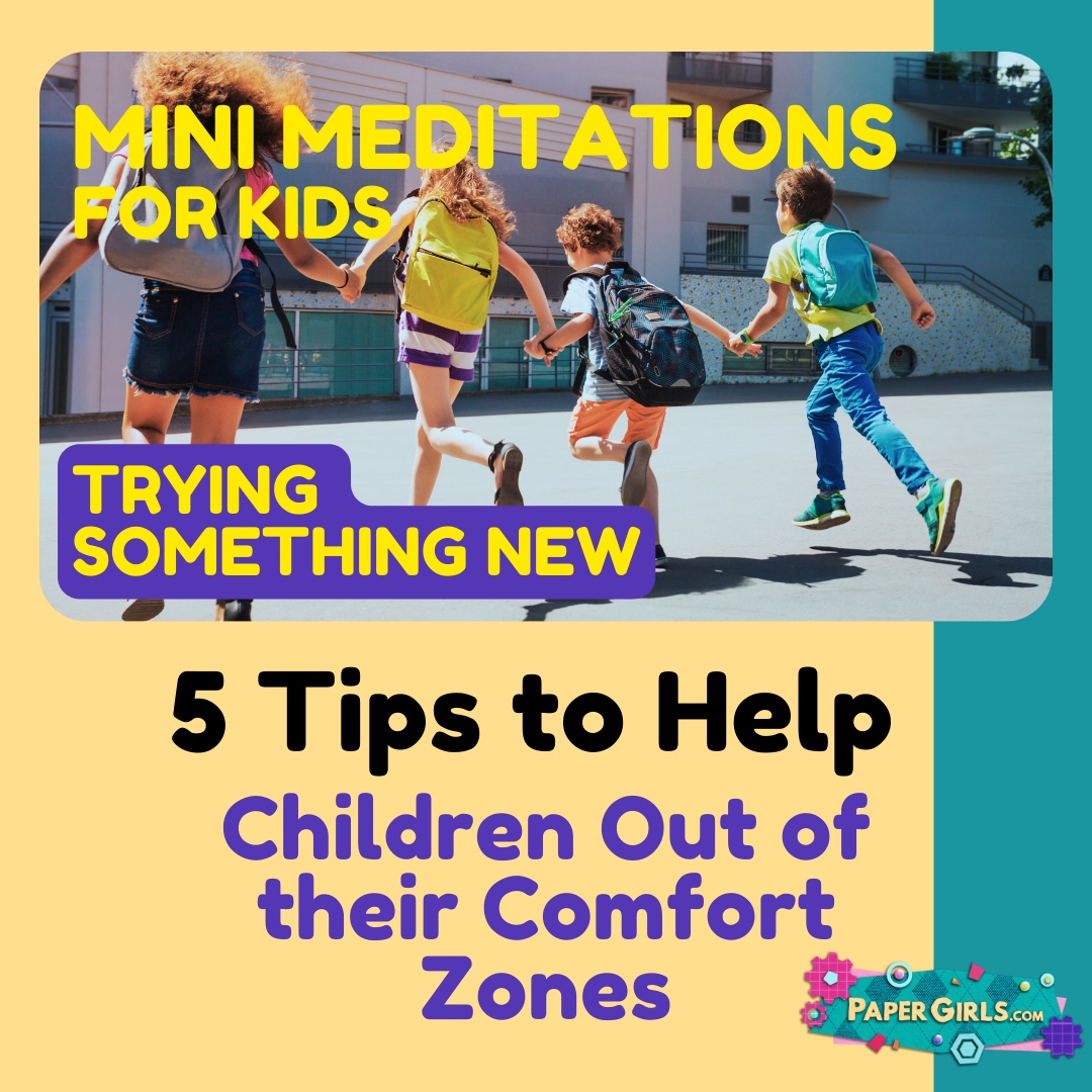 PaperGirlsTV's tweet photo. Perfect for #BackToSchool jitters- check out our five tips for trying something new!
🚀Find all of our #MiniMeditations & tips here:
https://t.co/jqcF7syfCv
#papergirls #papergirlstv #papergirlsshow #thepapergirls #PGTV #meditations #school #minimeditationsforkids #GratefulKids https://t.co/FjnlStz9HV