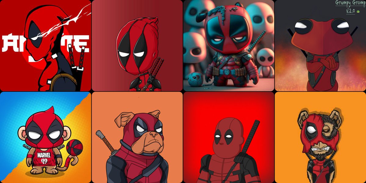 <a href="/fudemcrypto/">fudem</a> <a href="/TrashRabbitsXRP/">Trash Rabbits.XRP</a> <a href="/theforsaken589/">THE FORSAKEN 😈</a> <a href="/Dina_xNFT/">Dina</a> <a href="/metapunksxrpl/">METAPUNKS</a> Tempting.. he is cool, but now having had a quick browse, DP does look good with his mates 😇🔥🎨
Thanks for the offer 🤝

#Deadpool #XRPNFTs