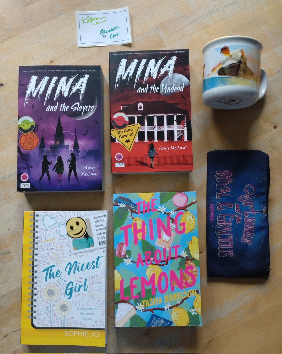 Thank you for my fabulous prize @CampYAFEST What a prefect way to celebrate #NationalBookLoversDay 💜📚💜