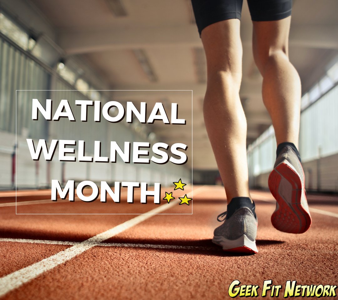 geekfitnetwork's tweet image. 🌟 Celebrate #NationalWellnessMonth! 
Hey geeks! August is here, and it&apos;s time to level up your XP in real life. Embrace a balanced lifestyle while staying true to your geeky passions. Join us for National Wellness Month and unlock your inner superhero! 💪🎮🌟
 #GeekFitWellness