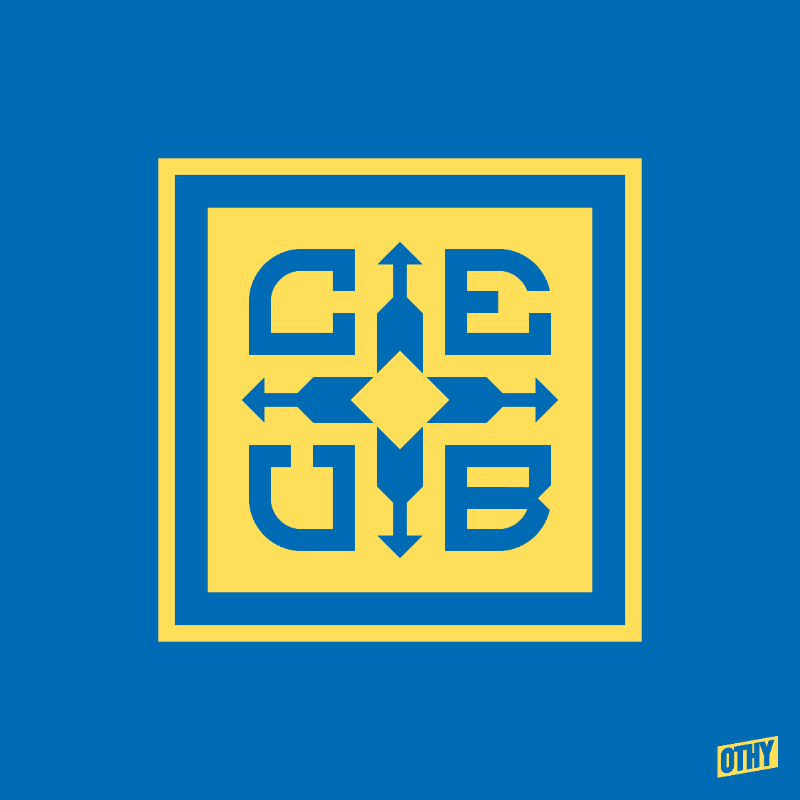 designfootball's tweet photo. Look at this Centro de Ensino Unificado de Brasília Esporte Clube (CEUB) badge entered into the Defunct Club Crest Redesign challenge by @OthyCreative! Imagine that on a shirt!
#DCCR