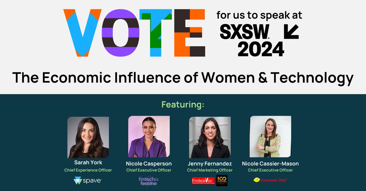 The SXSW Conference is going to be hopping this year. Spave has applied to speak about women in tech at the March 8-16 event, and you can help our panelists get on the stage! Vote for us at the link.
hubs.li/Q01-zlmB0