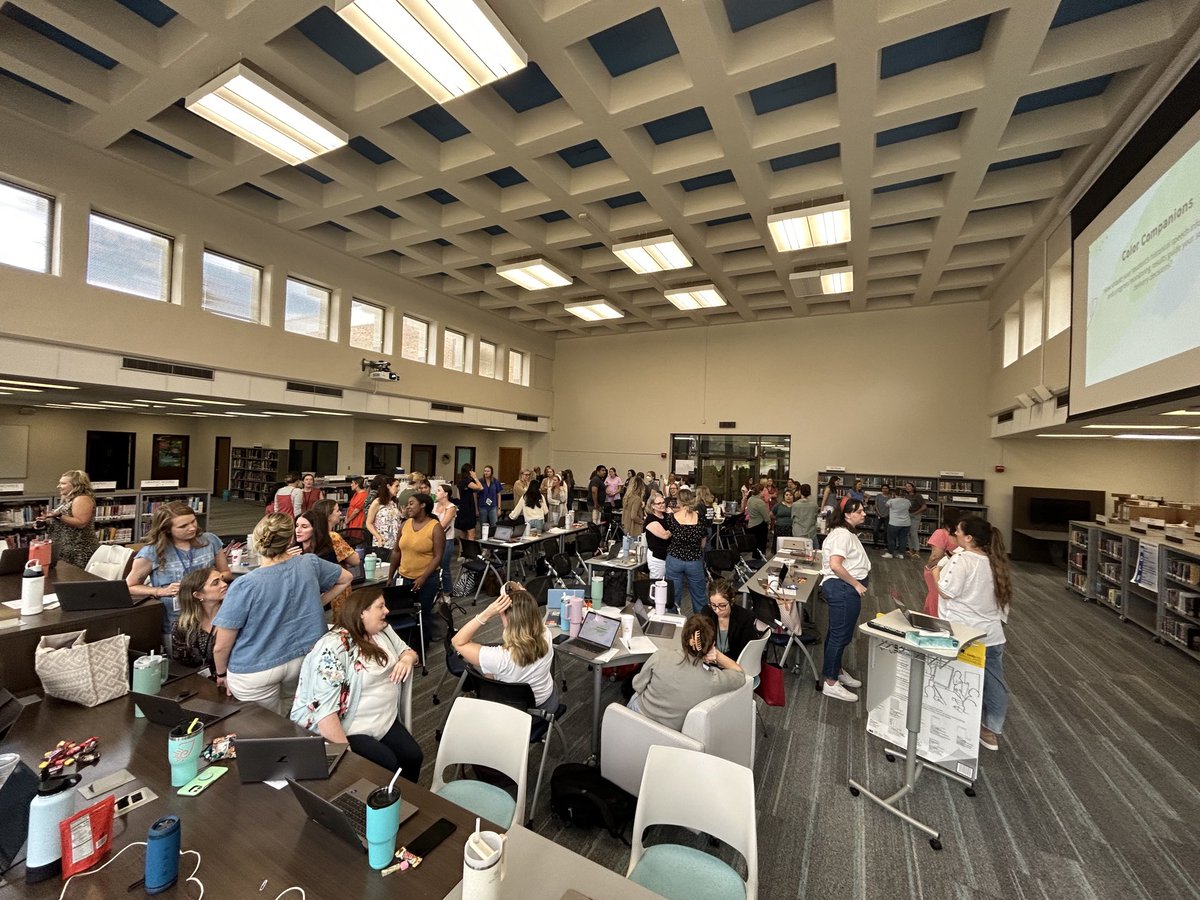 SLPs talking LRE in RISD to be E-P-I-C IEP and ARD planners. ♥️ #acronymFUN #RISDWeAreOne ⁦<a href="/SSSRISD/">SSS RISD</a>⁩ ⁦<a href="/RichardsonISD/">Richardson ISD</a>⁩