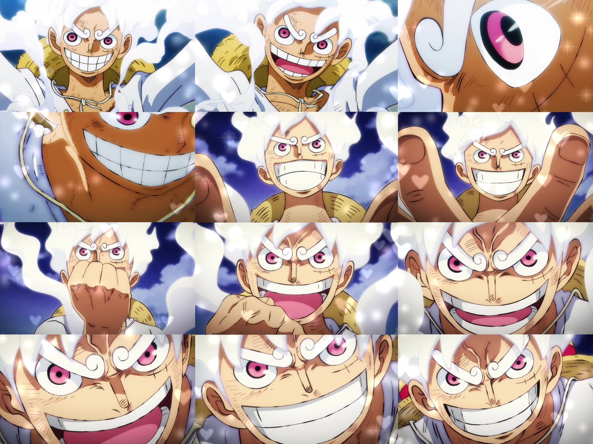 THE FACE, THE EYES, THE SMILE 💗🤍💜 Luffy is the most handsome and hottest man, I love him with all my heart 💗🤍💜 #ギア5 #ルフィ