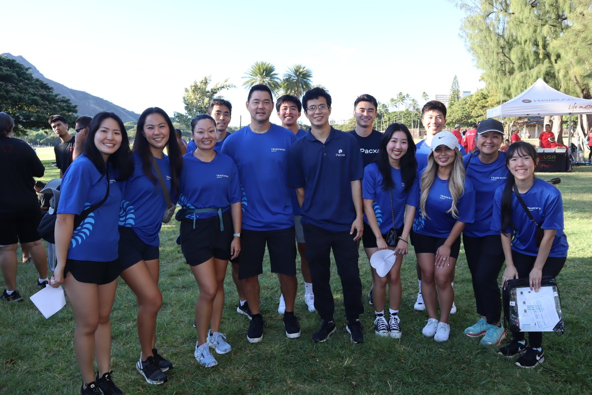 Over the weekend, the Tradewind Group family of companies, including Pacxa, stepped up for the American Heart Association Heart Walk. We're proud to be a walk sponsor, supporting AHA and its crucial mission to fight heart disease and stroke.