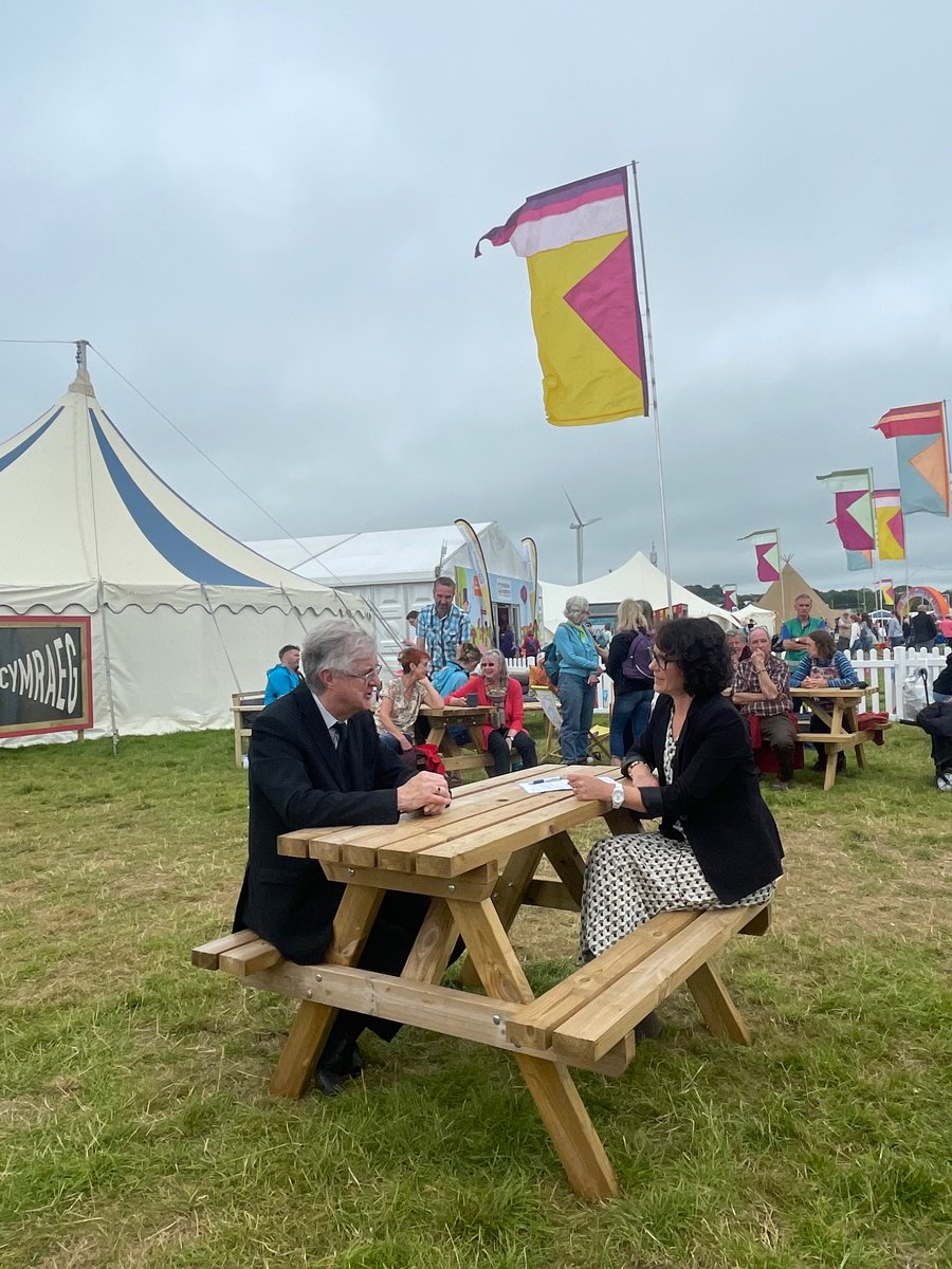 Another busy day <a href="/eisteddfod/">eisteddfod</a> for <a href="/BBCWalesNews/">BBC Wales News</a> 🏴󠁧󠁢󠁷󠁬󠁳󠁿 Today @JenVaughanJones spoke with <a href="/PrifWeinidog/">Eluned Morgan</a> 📺 He has asked ministers to find cuts in public services, as the Welsh Government faces its “toughest financial situation” since devolution 💷Catch up on <a href="/BBCiPlayer/">BBC iPlayer</a>