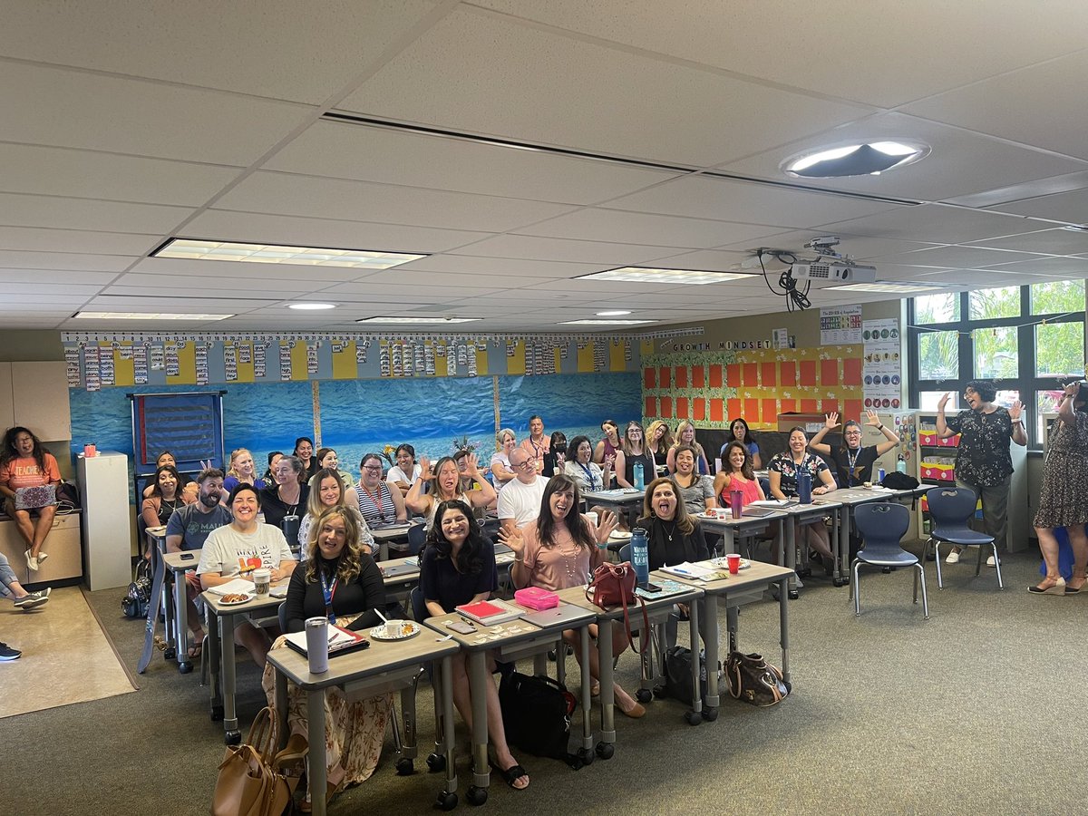 These <a href="/TigersLibby/">Libby Elementary Community School</a> staff are engaged in professional learning to kick-off the year right!