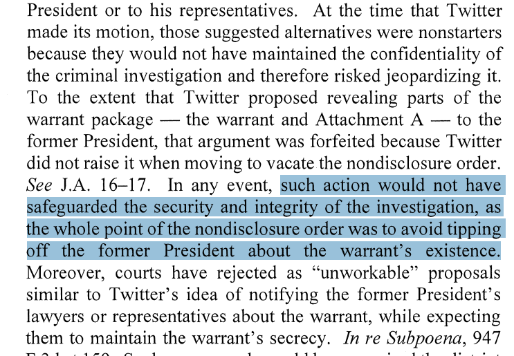 I mean, at what point do we call out the sick voyeurism of a DOJ and Special Counsel that raids the president's home for 9 hours taking 13,000 items; watches 3 years worth of security video from inside his home; and reads his Twitter DMs?