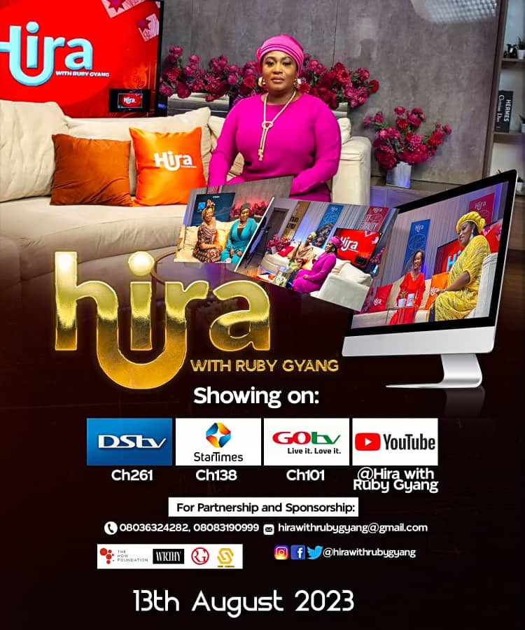 Clusterchannel's tweet photo. Introducing “HIRA with Ruby Gyang”. The Biggest Talk Show In Nigerian

@rubygyang @iamadudu @jbrave_1   @josinfluencer @atine30 @lazychild7 @HiraxRubygyang @EeevaJames https://t.co/BmhWuWorWp