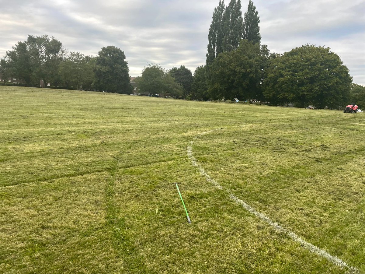 darrenbrady2's tweet photo. @Blackboyfootie @ManCityCouncil @FcBlackboy @MikeKaneMP Hopefully @ManCityCouncil will come and take the cuttings away rather than just drag them back onto the pitch with the tractor. Pitch still needs another cut and lines re marking https://t.co/Ky1ZqVkdbc