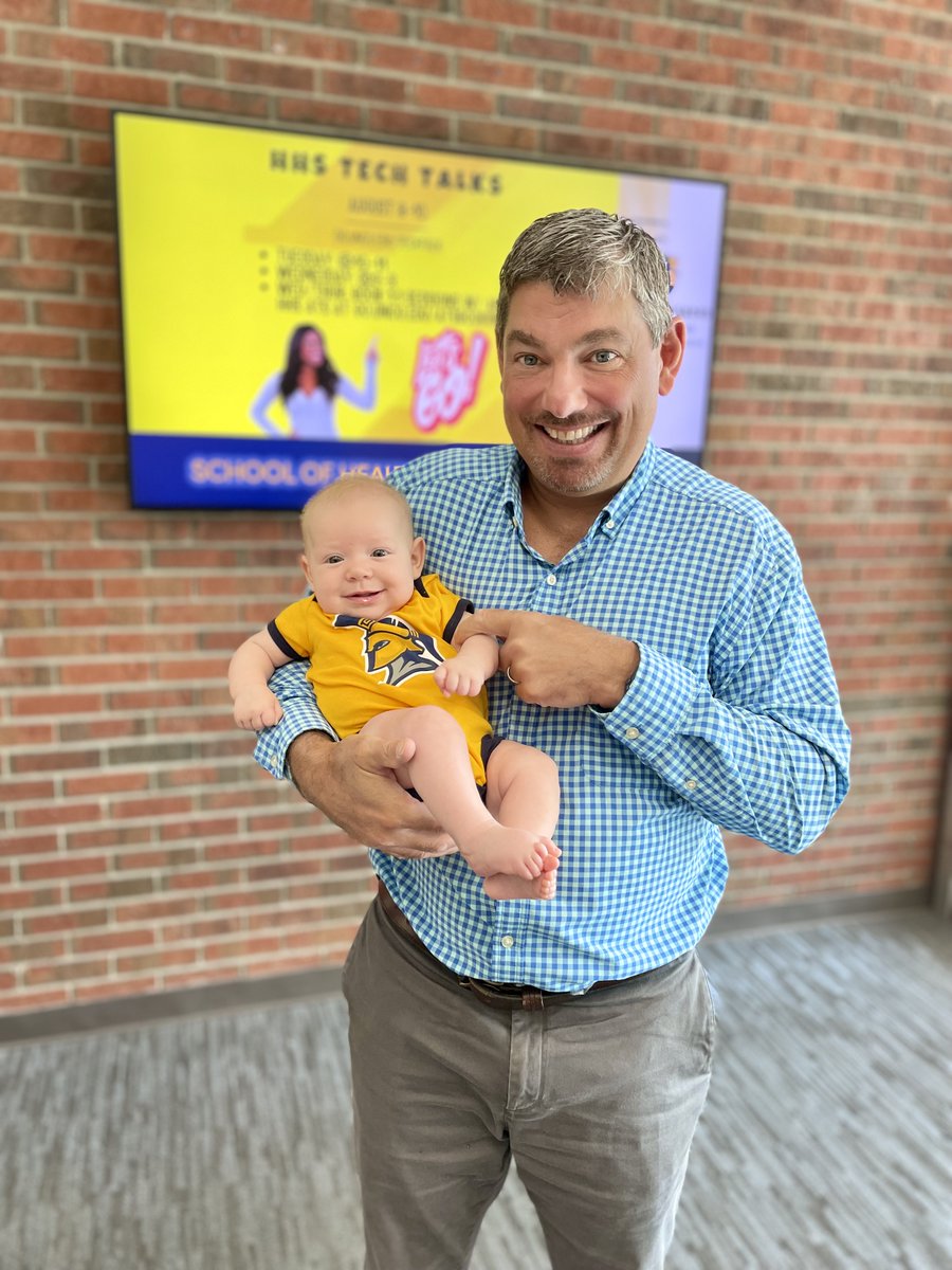 Happy First Day Back to our Current Spartans, Future Spartans, Staff, and Faculty.
This little bundle of (future) Spartan warmth and joy is the daughter of two Spar'ents !  Both mommy and daddy are Spartan Grads! <a href="/UNCG/">UNCG</a> <a href="/uncghhs/">UNCG HHS</a> <a href="/UNCGKin/">Department of Kinesiology, UNCG</a>