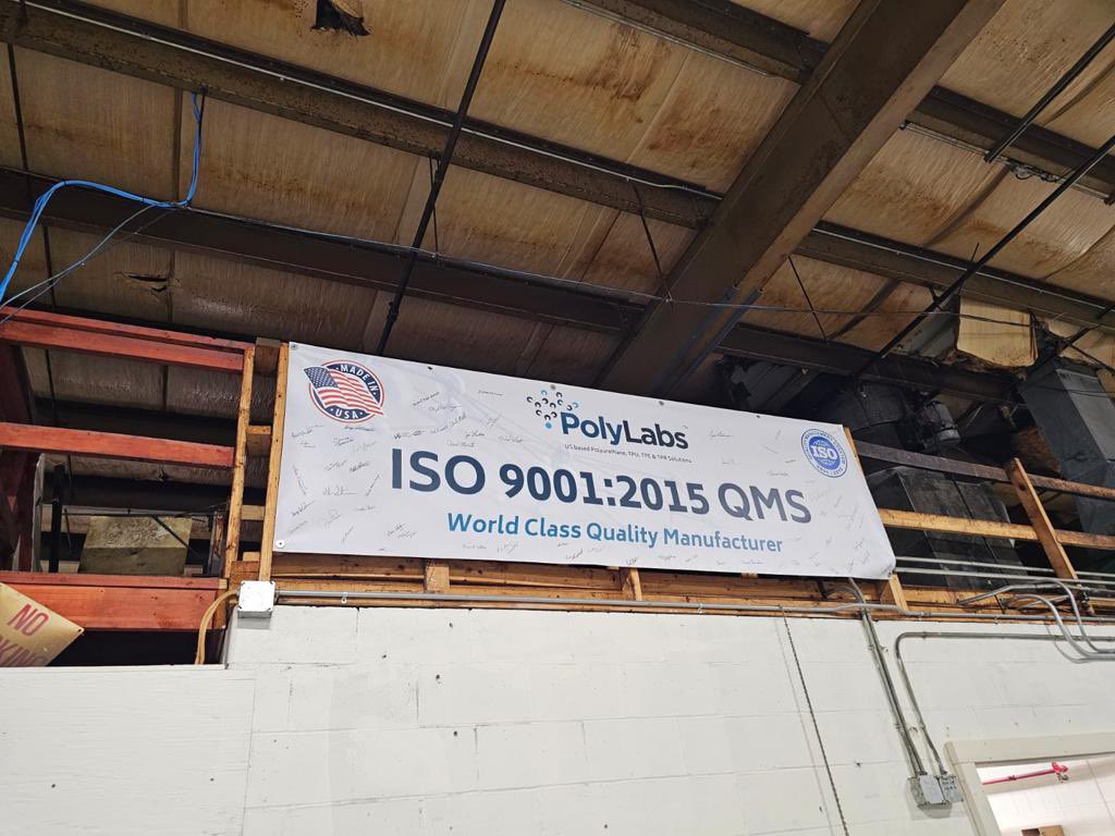 Hot off the press: Keep an eye out on our social media for some heated insoles coming soon. Action shots from the Soliyarn team learning about production processes for insoles at Poly Labs in Lewiston, ME.