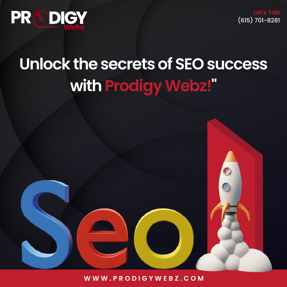 prodigywebz1's tweet image. Want to climb to the top of search engine results? Prodigy Webz knows the secrets to SEO success. 
Website: prodigywebz.com
Contact Us: (615) 701-8281
#ProdigyWebz #SEOsuccess #ClimbToTheTop #SearchEngineOptimization #OnlineVisibility #DigitalMarketing #WebOptimization