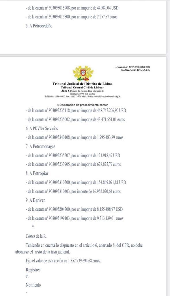luchaalmada's tweet photo. #ÚltimoMinuto🔴 Gobierno Bolivariano gana juicio y recupera sus activos en Portugal.

Mil quinientos millones de dólares fueron desbloqueados del Novo Bank 
  
#9Ago 
#14AñosDeAmorTricolor https://t.co/LawABwScHH