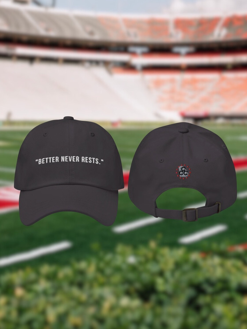 New year, new motto, new gear 🧢 Let rival fans know that the Back-To-Back Champs never rest in their pursuit of excellence. Rep the Dawgs and support student athletes this year with our newest CCC Hat available in 4 colors. LINK: fansmeetidols.com/shop-ccc