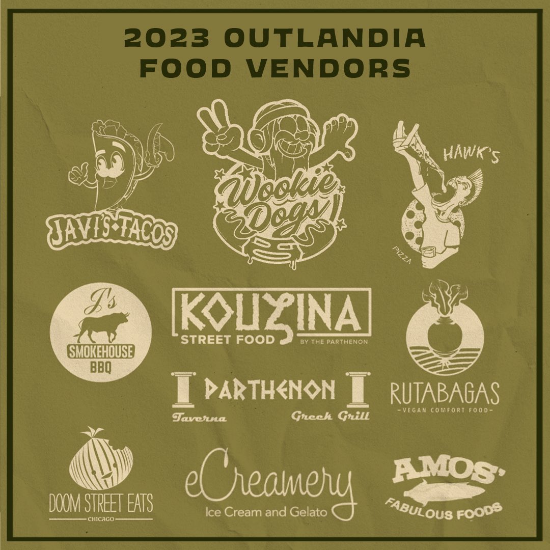OutlandiaFest's tweet photo. FACT: For one to go all OUT at #OUTLANDIA one must be properly nourished 🌮🍦🌽🍄 Here are the #Outlandia2023 food vendors who are going to keep you movin’ & groovin’. 🕺💃
🎟️ https://t.co/pDMAfy0mIi
#outlandiafestival #festivalfood #festivalseason #summersend #goallout https://t.co/vrpDupqZU1