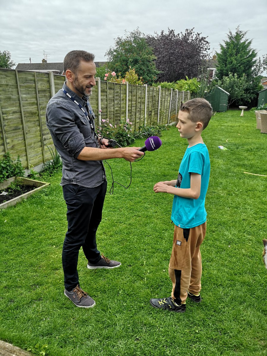 CazAdams3's tweet photo. Here's our Jack being interviewed by @BBCGlos for his #MakeADifference 'green' award nomination! He was very excited! 🌎🌱⛰️🚶‍♂️
#imafinalist @Benfogle @SteveBackshall @GlosLiveOnline @Natures_Voice @worldlandtrust @REGUABrasil @RSPBEngland @nickyprice @LeeDingain @BBCCountryfile https://t.co/yj3zYPfZdG