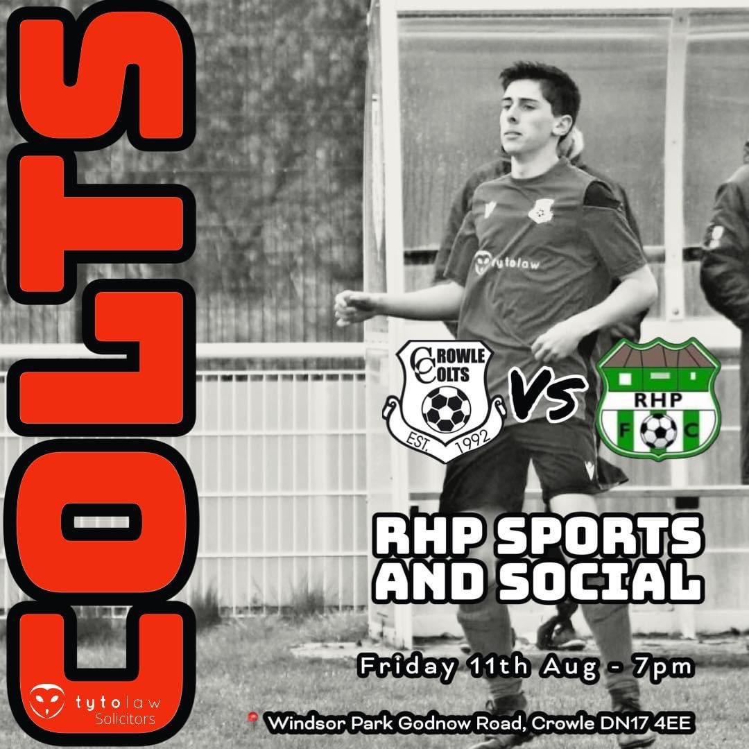 CrowleColtsFC's tweet image. 🔴⚪️ 𝗙𝗿𝗶𝗱𝗮𝘆 𝗡𝗶𝗴𝗵𝘁 𝗙𝗼𝗼𝘁𝗯𝗮𝗹𝗹 ⚪️🔴

Our Development Team are at home again, this Friday. 

⚽️ @CrowleDevs FC vs RHP
🏆 Preseason Friendly
🗓 Friday 11th Aug
⏰ 7pm KO
📍 Windsor Park, Crowle, DN17 4EE 
🎟 Free

Crowle Colts are sponsored @TytoLaw