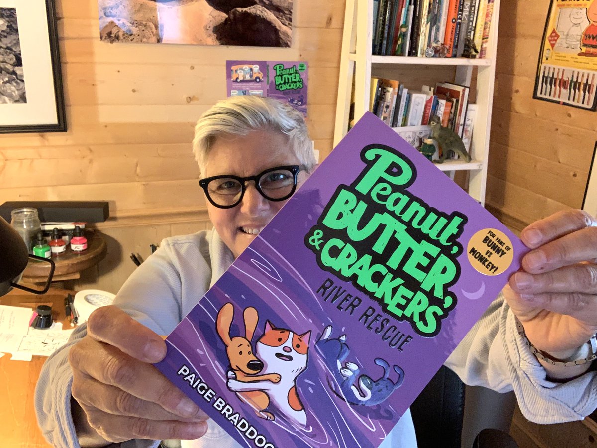 PaigeBraddock's tweet photo. In case you haven't heard... RIVER RESCUE is out!

➡️ https://t.co/Wsw1m5Fnob

Here's a sneak peek 🤓

#PBCbooks #graphicnovel #comics #kidsbooks https://t.co/iGLD0Cbxed