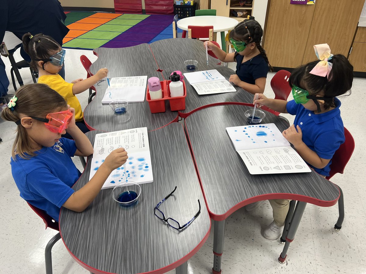 Learning about Science tools-goggles and pipettes! @Scotsdale_YISD @PK8Academics