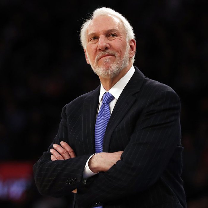 SpursCulture's tweet photo. Gregg Popovich has more wins than six NBA teams

                           W           L             W%
Coach Pop   1,364 - 759          64.2
Magic            1,268 - 1,456       46.6
Hornets         1,153 - 1,478       43.8
T-Wolves      1,091 - 1,621        40.2
Raptors         1,071 - 1,157         48.1
Grizzlies          971 - 1,258        43.6
Pelicans         782 - 904          46.4

The greatest coach in sports history