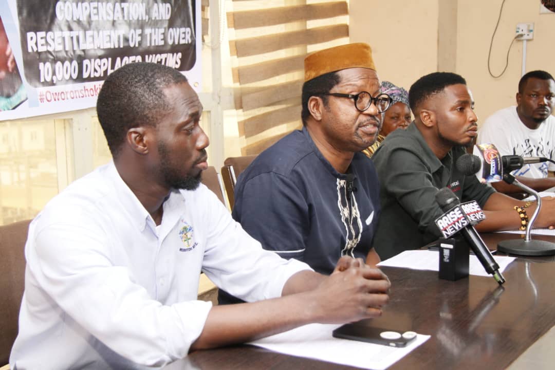 AyowoleSanyaolu's tweet photo. On behalf of @TIBmovement , I joined the people of Oworonshoki at a press conference held today at the secretariat of the committee for the defense of human rights where we condemned the demolitions leading to the displacement of close to ten thousand residents, and subsequently demanded that the Lagos state government compensates the victims of demolition. As an organization, we also committed to sue @followlasg on behalf of the community as part of the broader plans to press home our demands for justice. #WeCantContinueLikeThis