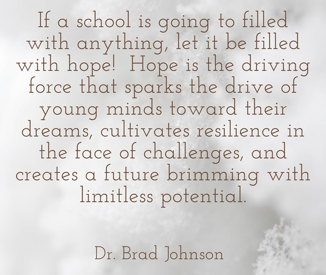 DrBradJohnson's tweet photo. Let it be filled with Hope! https://t.co/H9gLruaG8f