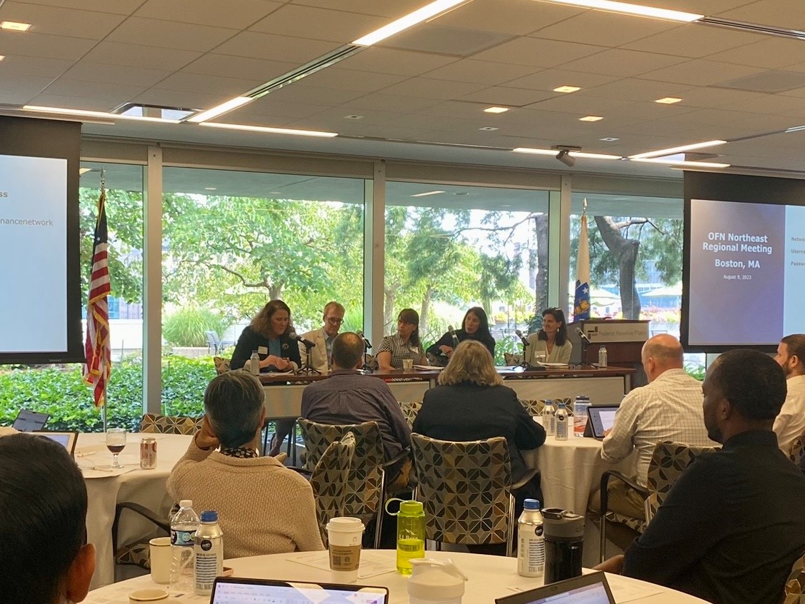 Racial equity and climate justice are inseparable. That message remains consistent as we hear how <a href="/BlueHubCapital/">BlueHub Capital</a>, <a href="/CEIMaine/">CEI</a>, <a href="/bosimpact/">Boston Impact Initiative</a>, <a href="/CapitalLnk/">Capital Link</a>, and <a href="/nff_news/">Nonprofit Finance Fund</a>, approach their climate justice work, at our Northeast Regional Meeting.