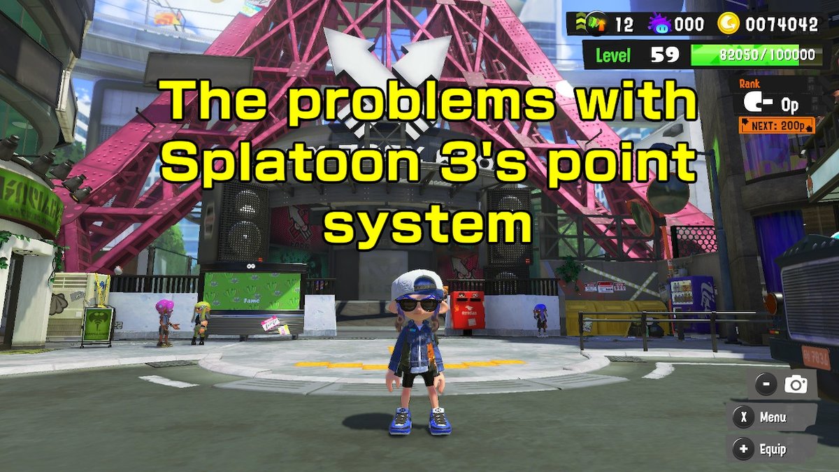 SuperBlueCamX's tweet photo. #NintendoSwitch
I was originally going to something regarding this game's weapons, but instead I chose to explain the main source of salt of #Splatoon3!
The point systems for levelling up your gear and levelling up in general.
Both of them use the same point system from... https://t.co/qMFIzCgDI7