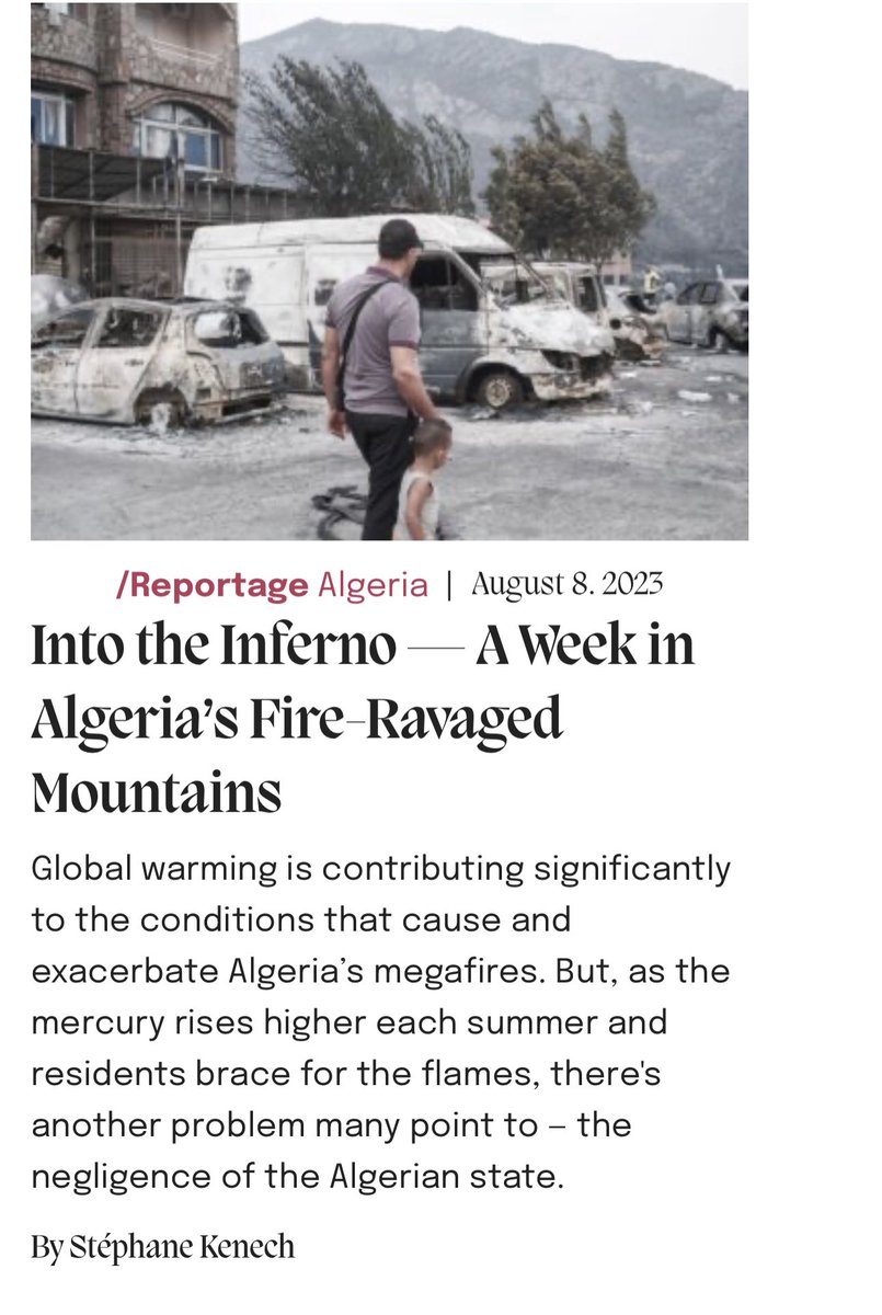 Media coverage from the ground in places like Algeria, Oman, northern Somalia &amp; Egypt's southern Nubia is extremely rare. But <a href="/newlinesmag/">New Lines Magazine</a> this week

Algeria newlinesmag.com/reportage/into…

Oman newlinesmag.com/reportage/oman…

Nubia newlinesmag.com/spotlight/how-…

Somaliland newlinesmag.com/reportage/insi…