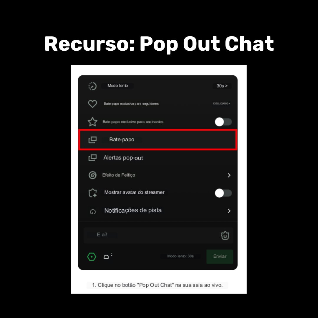 trovobrasil's tweet photo. Você ainda não sabe como usar o recurso Pop Out Chat?
Veja aqui um guia de como adicioná-lo ao seu OBS.
#chat #popupchat #streamer #trovolive https://t.co/PMm9BfZmpa