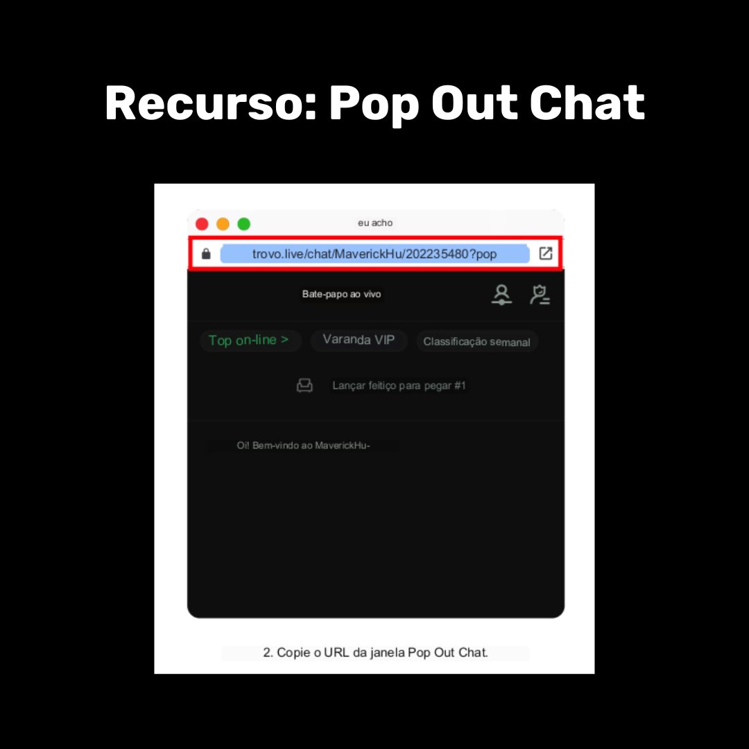 trovobrasil's tweet photo. Você ainda não sabe como usar o recurso Pop Out Chat?
Veja aqui um guia de como adicioná-lo ao seu OBS.
#chat #popupchat #streamer #trovolive https://t.co/PMm9BfZmpa