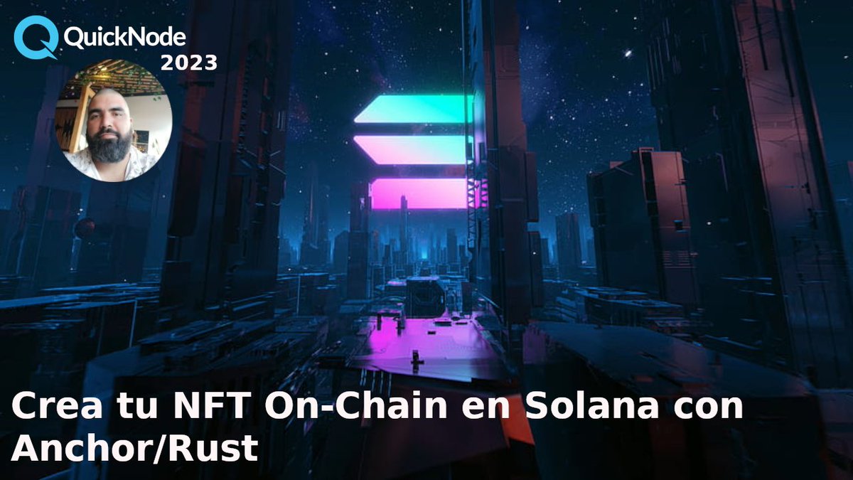elchuo160's tweet photo. 1/8 🎨✨ ¡Hola a todos! 🌟 En este hilo, te guiaré a través de la emocionante creación de un NFT totalmente onchain utilizando #SolPG, #QuickNode y otros increíbles recursos. ¡Prepárate para un viaje emocionante hacia el mundo de los NFTs en Solana! 🚀 #NFT #Solana https://t.co/QHGcJUWQD8