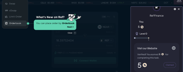 ThomasBouj's tweet photo. I just visited Ref Finance’s website and was rewarded with 5 DappBack coins for such a simple and easy task! @DappBackHQ @finance_ref https://t.co/tliSWa1uaj