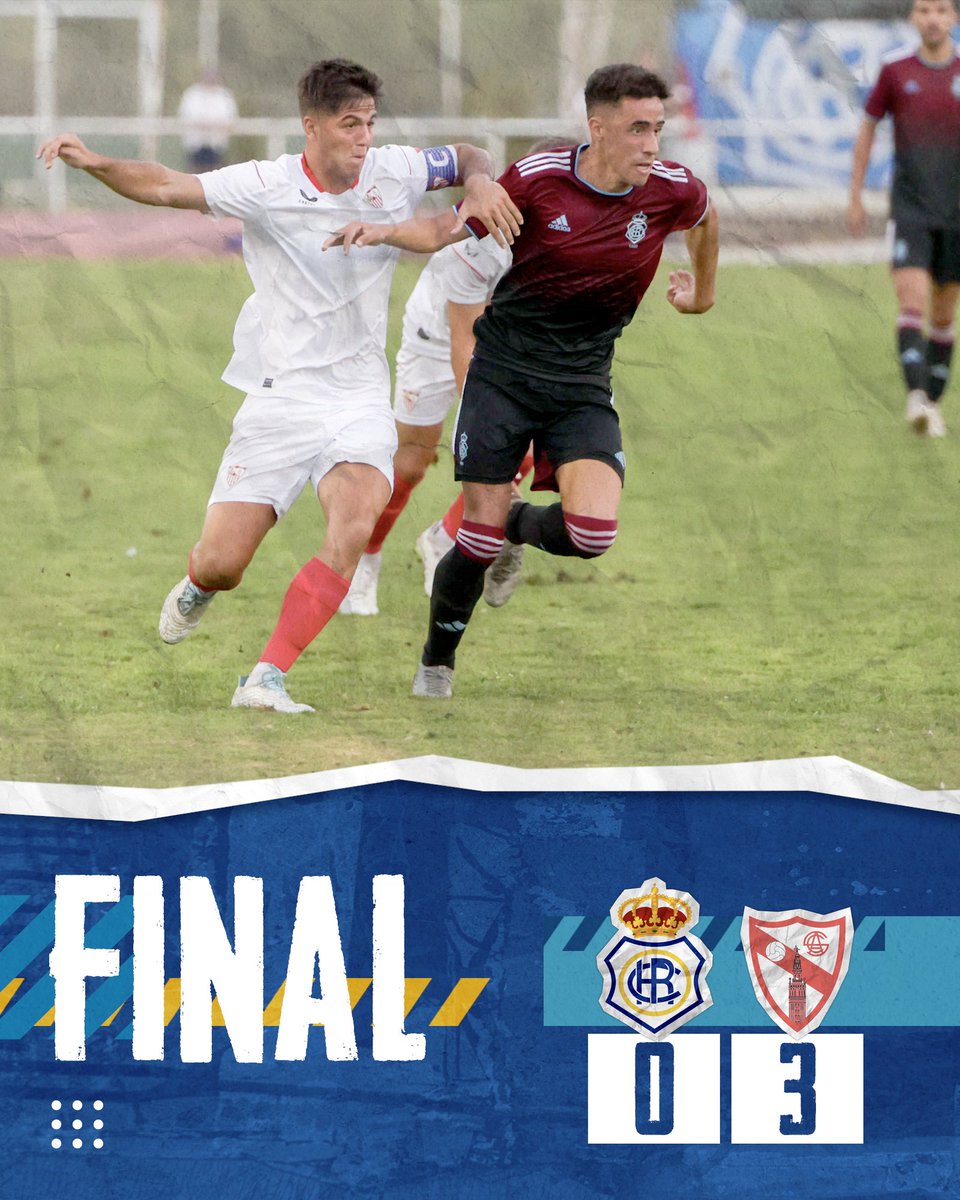 recreoficial's tweet photo. 🔴 𝙁𝙄𝙉𝘼𝙇 || ⏱️ 90. Derrota en #PuntaUmbría
☑️ 0-3
#RecreSevillaAt https://t.co/Xa0GrfOj9i