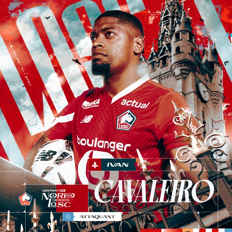 losclive's tweet photo. Le LOSC annonce avec joie la signature de l’ailier portugais de 29 ans Ivan Cavaleiro en provenance de @FulhamFC 🇵🇹

Bem-vindo @ivancavaleiro17 ❤️

Le communiqué 👇

@NBFootball