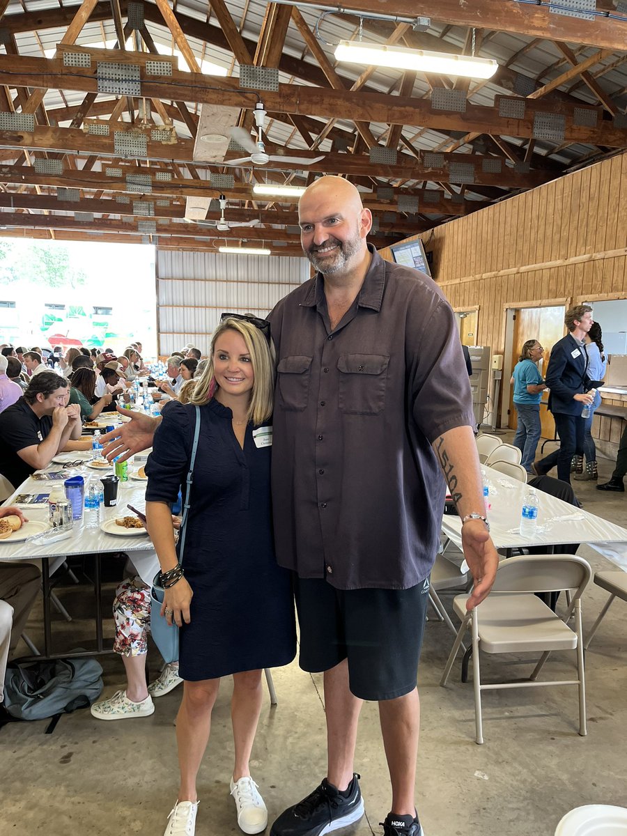 SenFettermanPA's tweet photo. It was an honor to visit Penn State's @agsciences Progress Days to speak about our work for farmers &amp; rural communities in the Senate, especially the upcoming Farm Bill. 

We need a Farm Bill that works for ALL farmers across the commonwealth. https://t.co/tJHPCDascv