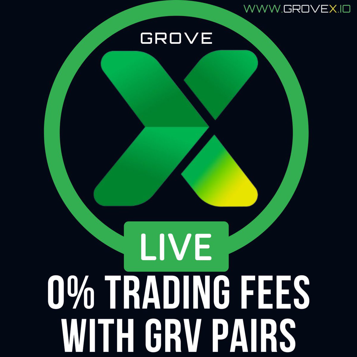 rafaelmarin1505's tweet photo. #GroveX soft launch is here!

You can get started straight away using https://t.co/FHUiurKfUG on either mobile or desktop

Soft launch includes:
- Crypto-to-Crypto Trading
- GRVG and GRV wrapped coins 
- Desktop and Mobile Browser, App Stores Coming Soon. https://t.co/tqKQEtGbaZ