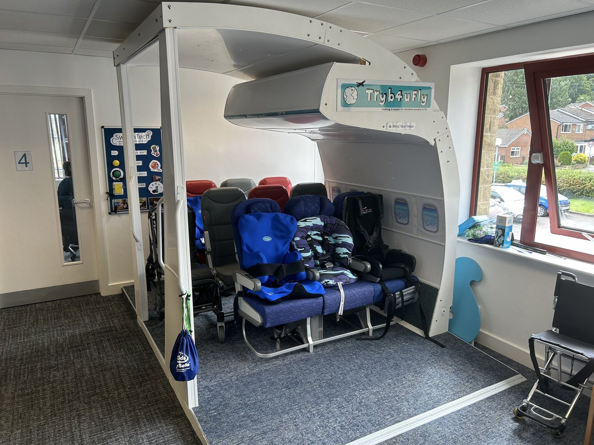 Fantastic day today assessing at the William Merritt Centre. If you are ever supporting a client to go on holiday who needs support and/or equipment, I highly recommend visiting their Try b4U Fly service.Such a great resource for clients, support workers &amp; therapists.
<a href="/LizFarrar/">Liz Farrar-Moyles</a>