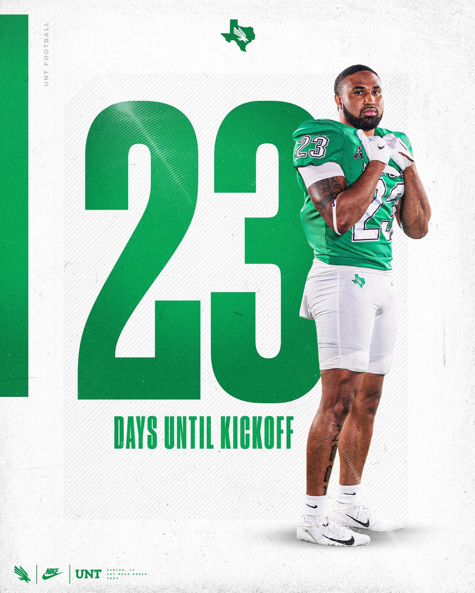 2⃣3⃣ to start '23 🎟️ northtex.as/FBtickets23 #GMG | @zaijohnson2020