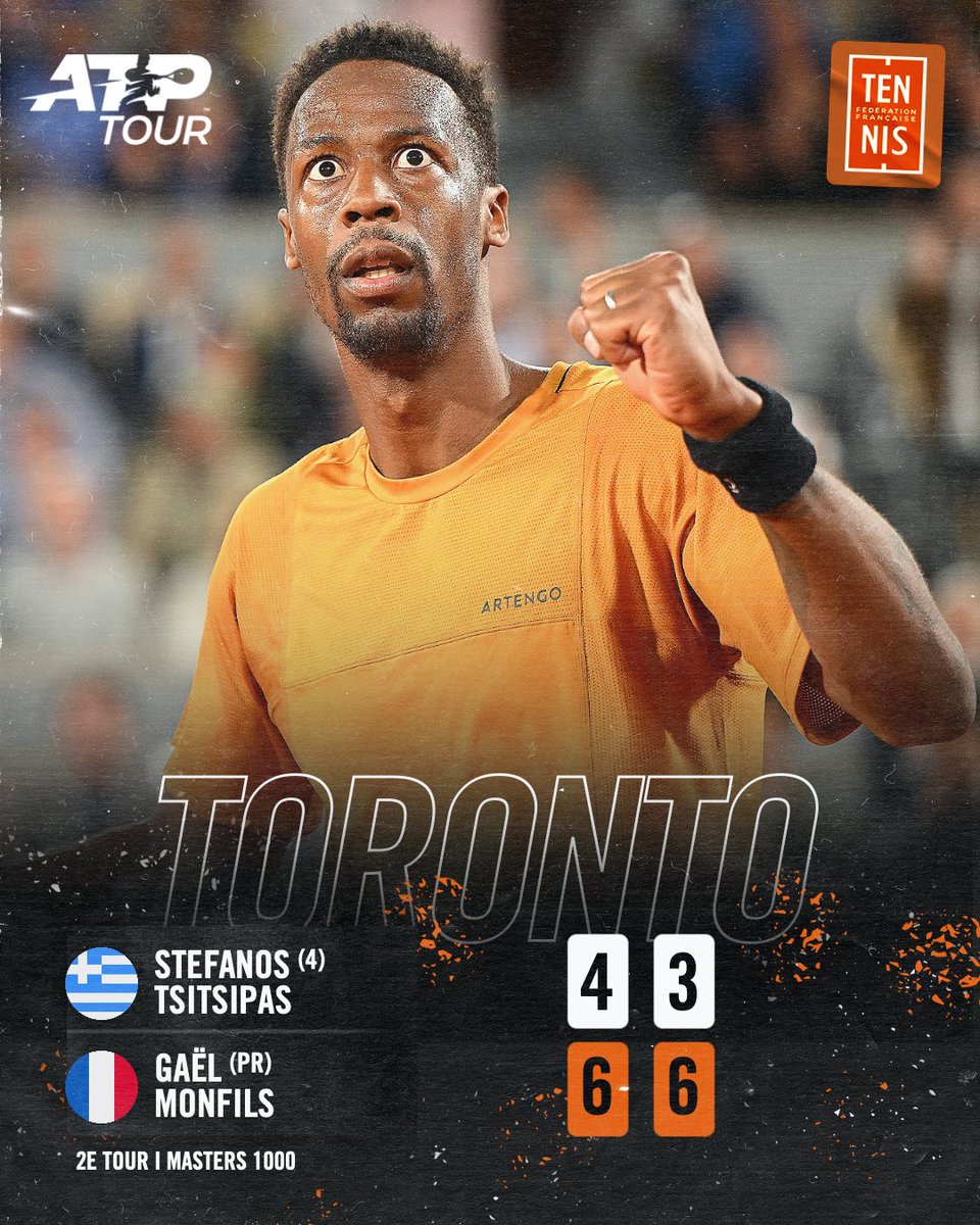 MONFILS SORT TSITSIPAS À TORONTO 🤯🔥

Énorme victoire pour confirmer qu’il est bien de retour ! 🔜 Korda ou Vukic au 3e tour du Masters 1000 canadien 🇨🇦 #NBO23
