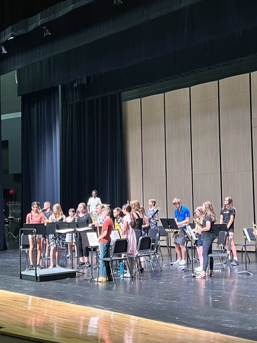 GC_ContinuingEd's tweet image. It’s a wrap for our Summer MS community band!  #gcpride